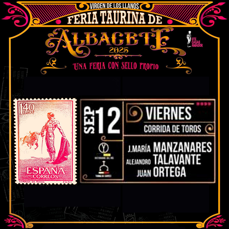 Bullfighting in Albacete - 12 September 2025